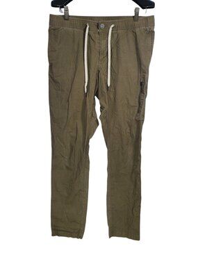 Vuori Ripstop Climber Pants Men's L Green Tapered Canvas Organic Cotton V412